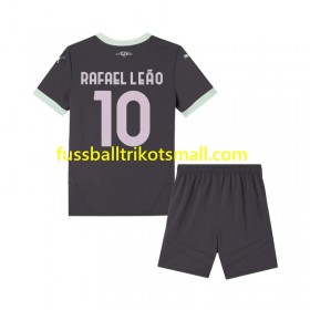 Fußballtrikots AC Mailand Rafael Leao 10 Kinder 2024-2025 Kurzarm 3rd trikot kaufen